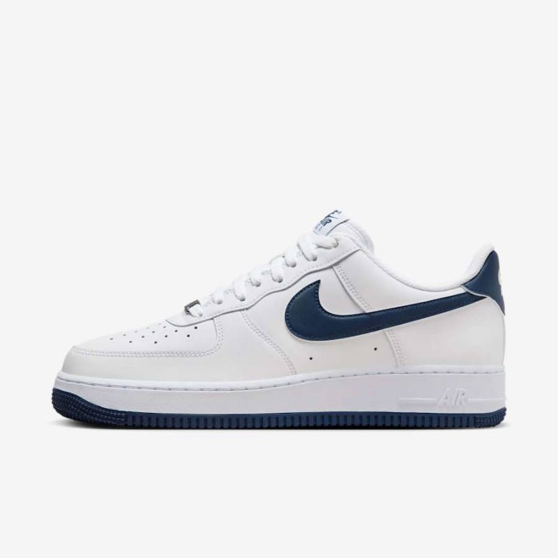 Giày Nike Air Force 1 '07 Nam - Trắng Xanh Dương