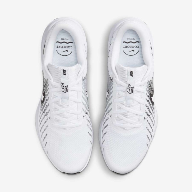 Giày Nike Run Defy Nam - Trắng Đen